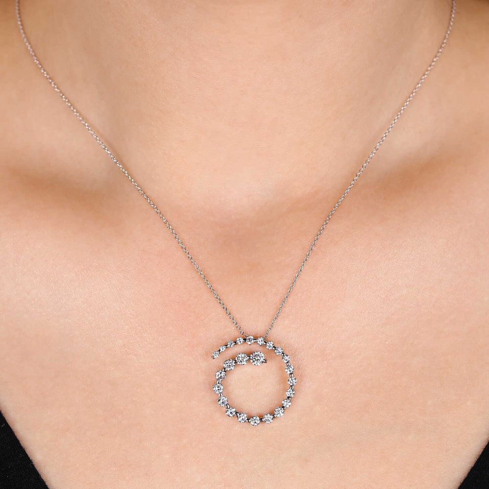 Pingente em Prata 925 com Zirconias