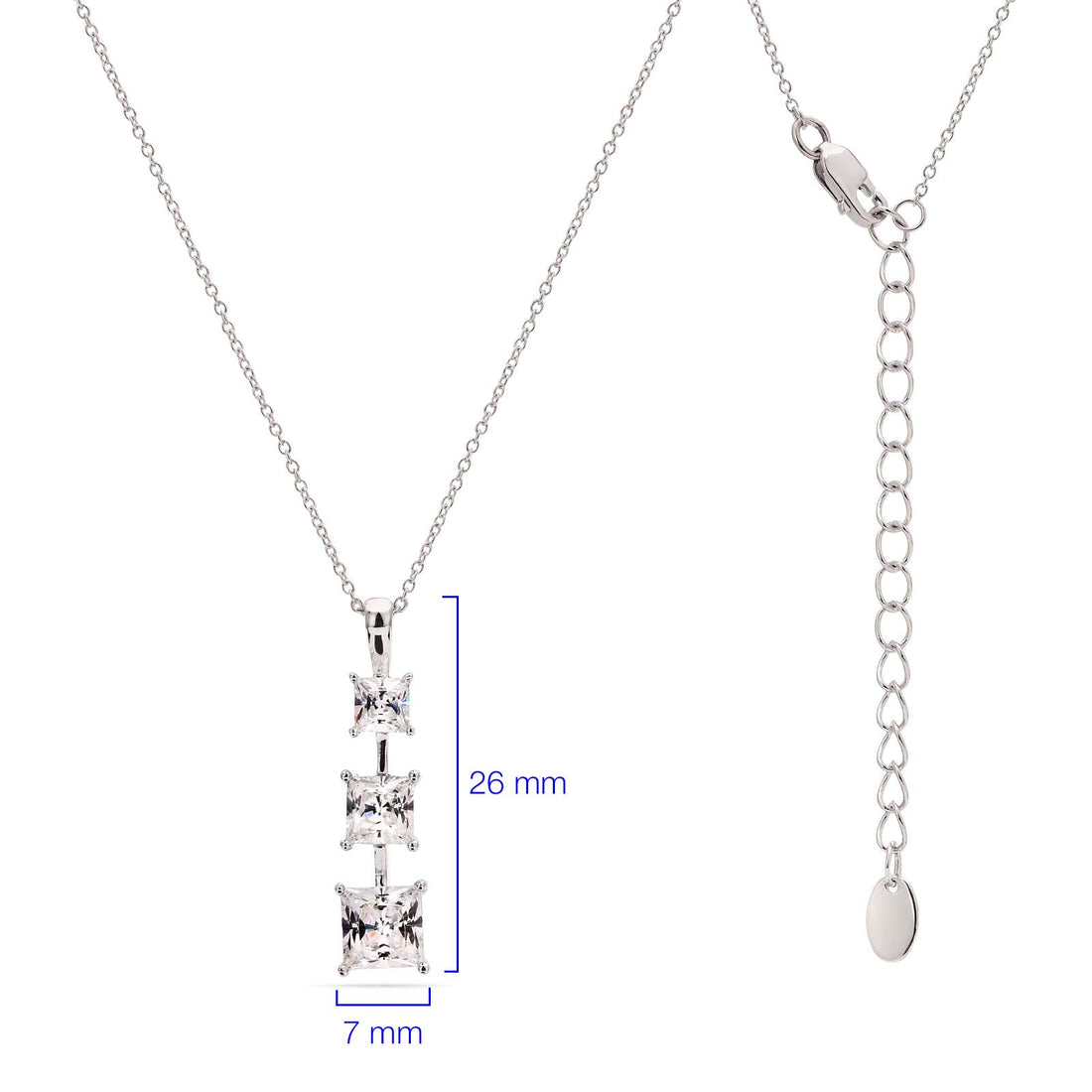 Pingente em Prata 925 com Zirconias