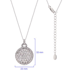 Pingente em Prata 925 com Zirconias