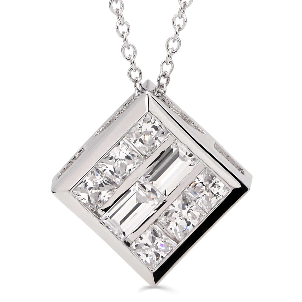 Pingente em Prata 925 com Zirconias