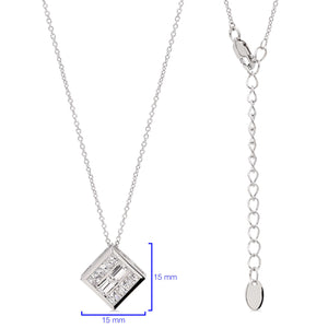 Pingente em Prata 925 com Zirconias