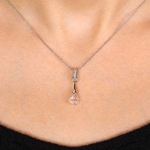 Pingente em Prata 925 com Zirconias