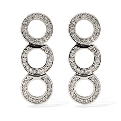 Par de Brinco em Prata 925 Booble com Zirconias