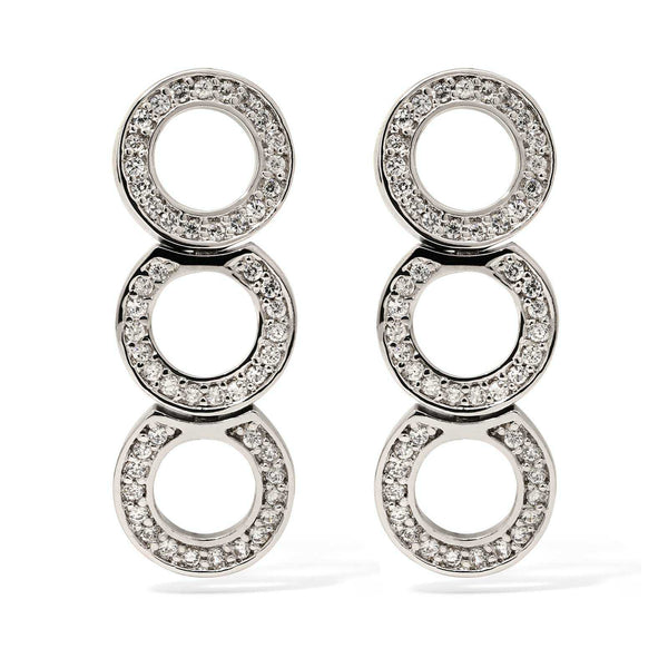 Par de Brinco em Prata 925 Booble com Zirconias