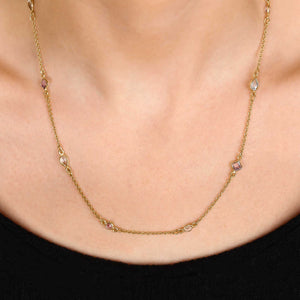 Colar em Prata 925 com Mix de Pedras Brasileiras