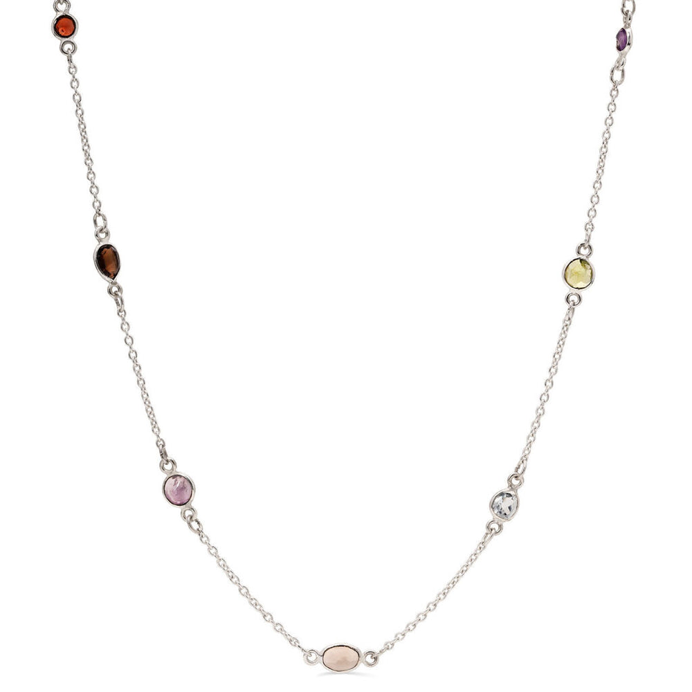 Colar em Prata 925 com Mix de Pedras Brasileiras