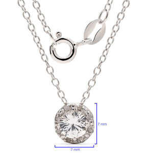Conjunto em Prata 925 com Safiras e Diamantes