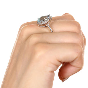 Conjunto em Prata 925 com Topázio Azul