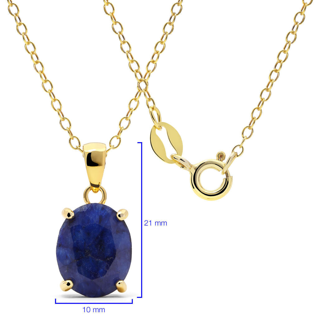Conjunto em Prata 925 com Safiras Azuis
