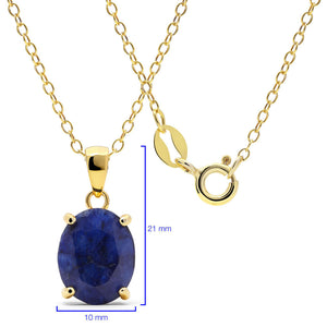 Conjunto em Prata 925 com Safiras Azuis