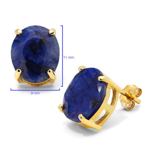 Conjunto em Prata 925 com Safiras Azuis