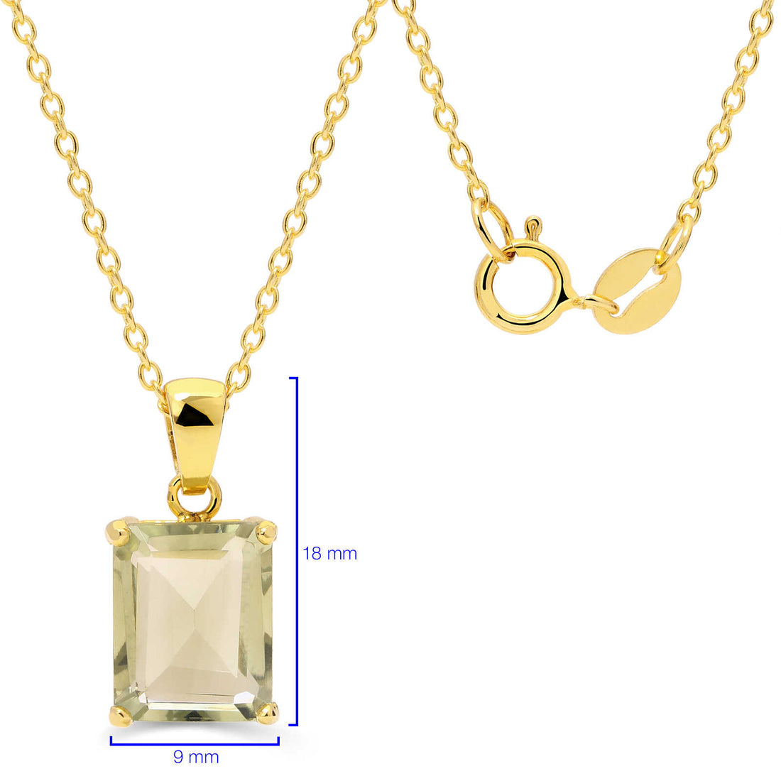 Conjunto em Prata 925 com Prasiolita