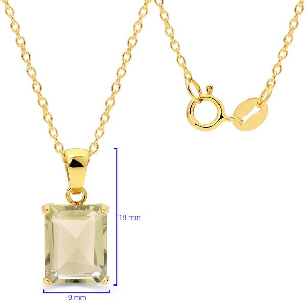 Conjunto em Prata 925 com Prasiolita