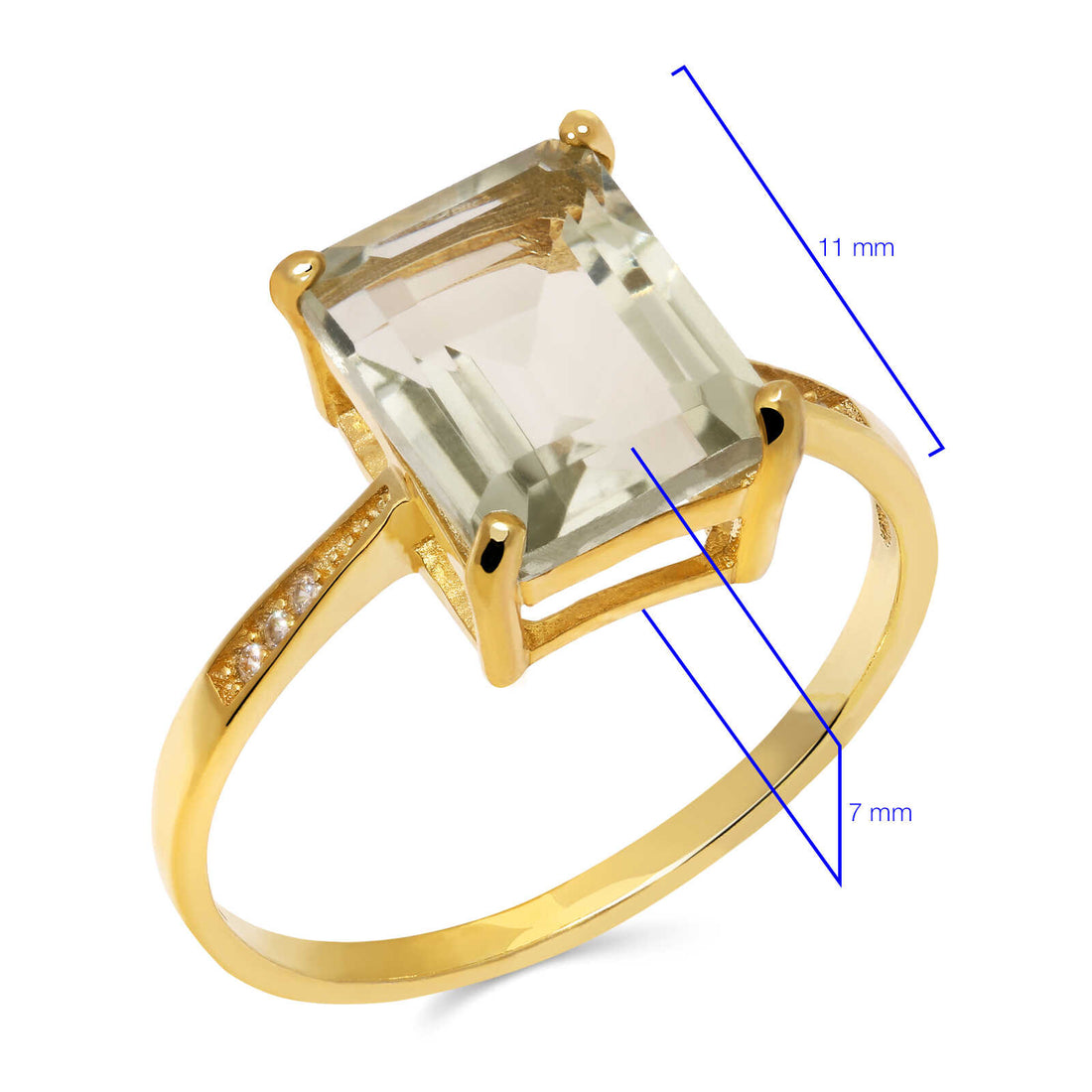 Conjunto em Prata 925 com Prasiolita