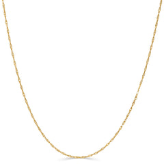 Corrente Malha Singapura 45 cm Ouro Amarelo