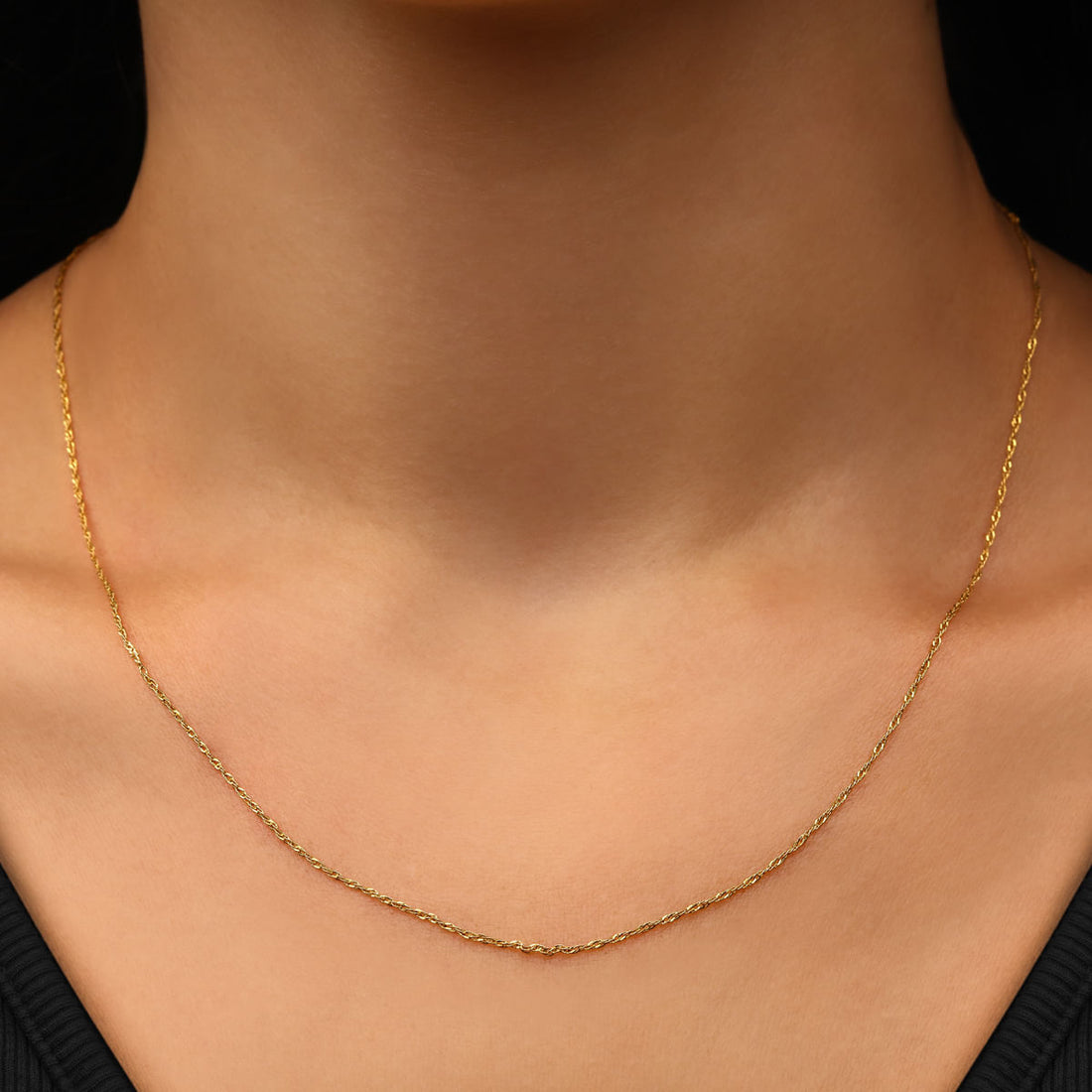 Corrente Malha Singapura 45 cm Ouro Amarelo