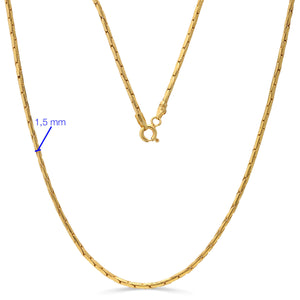 Corrente em Ouro Amarelo 18k Maleavel - 45 cm