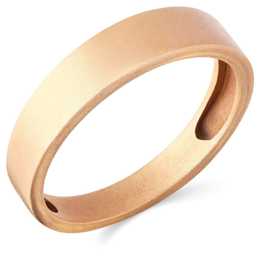 Anel em Ouro Rosé Liso