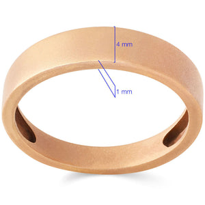 Anel em Ouro Rosé Liso