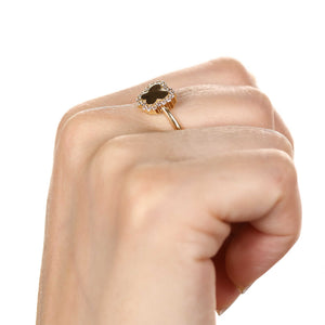 Anel em Ouro Amarelo 18k Borboleta com Zircônia