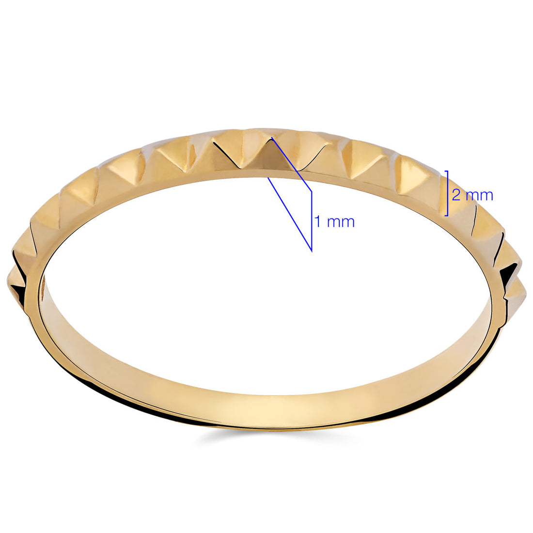 Meia Aliança Trabalhada Ouro Amarelo 18 k