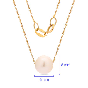 Pingente Pérola em Ouro Amarelo 18k
