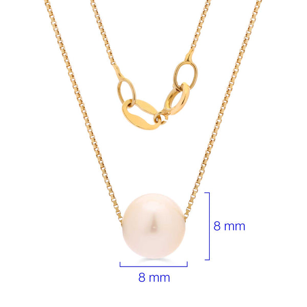Pingente Pérola em Ouro Amarelo 18k