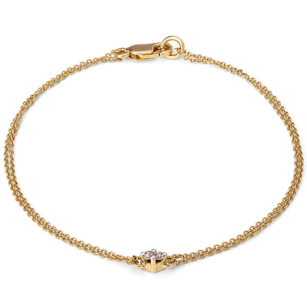 Pulseira em Ouro Amarelo 18k com Diamantes