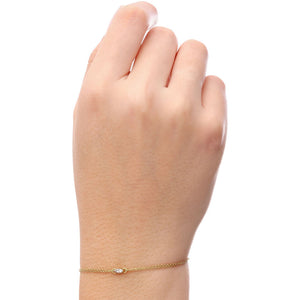 Pulseira em Ouro Amarelo 18k com Diamantes