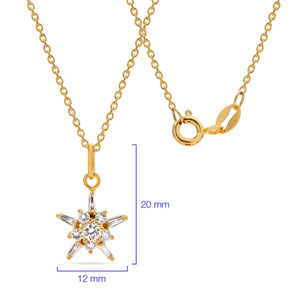 Anel, Par de Brinco e Pingente Estrelas em Prata com Zircônias Aprox. 5,4 cts