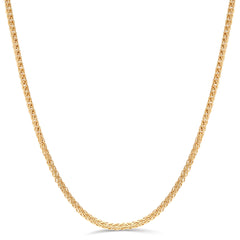 Corrente de Ouro Amarelo Malha Italiana 40 cm - Au Am 18k