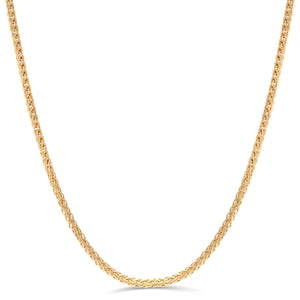 Corrente de Ouro Amarelo Malha Italiana 40 cm - Au Am 18k