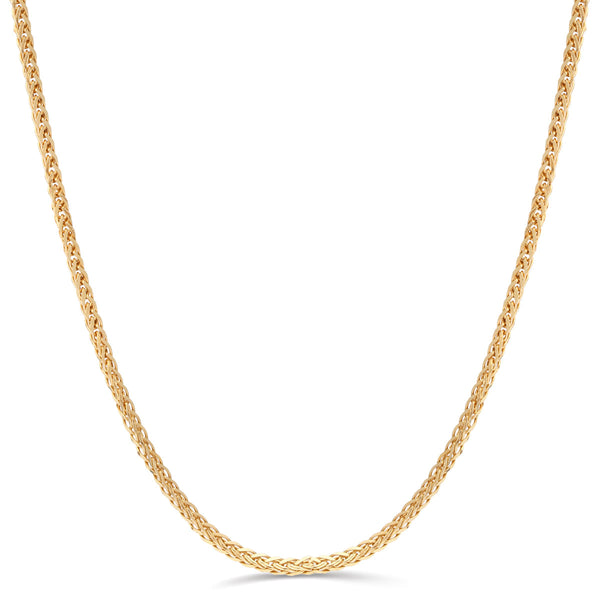 Corrente de Ouro Amarelo Malha Italiana 40 cm - Au Am 18k