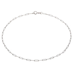 Tornozeleira Em Ouro Branco18k