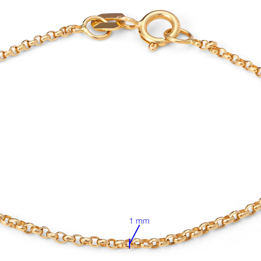 Pulseira Infantil Ouro Amarelo 18 k