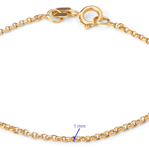 Pulseira Infantil Ouro Amarelo 18 k