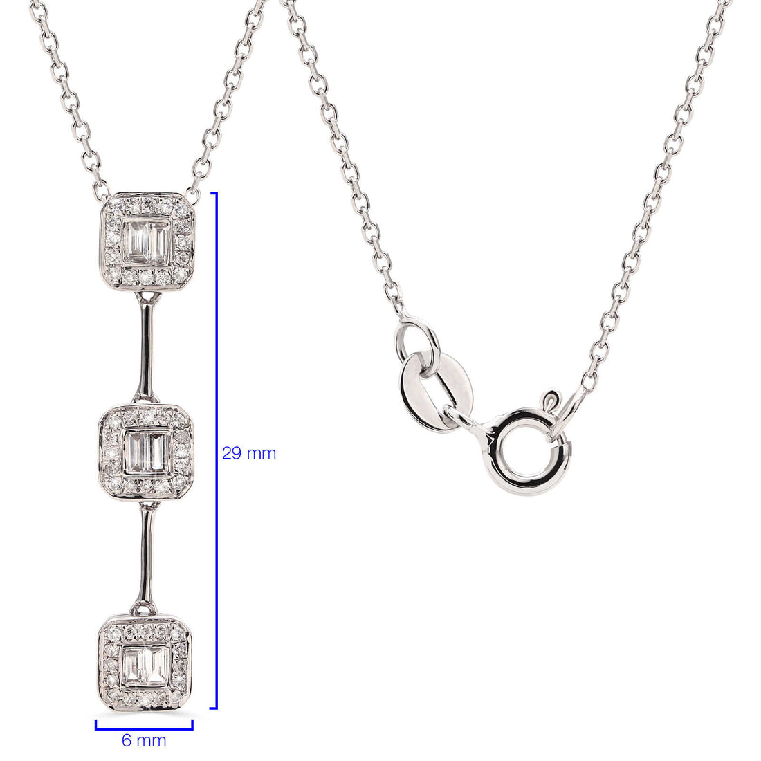 Pingente em Ouro 18k com Diamantes
