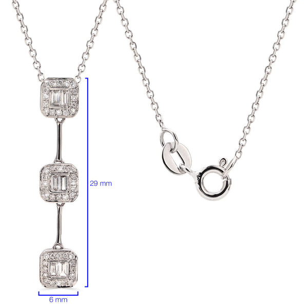 Pingente em Ouro 18k com Diamantes
