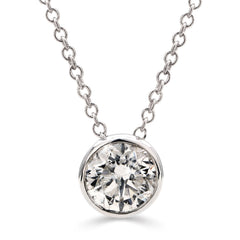 Pingente em Ouro Branco 18k com Diamante Aprox. 50 pts