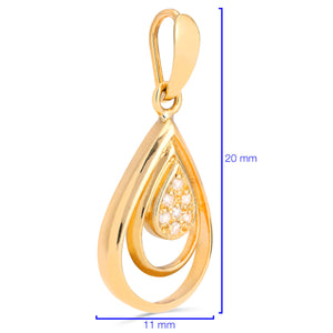 Pingente em Ouro Amarelo 18k com Diamantes