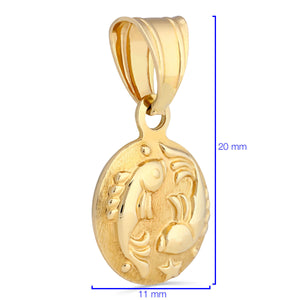 Pingente Em Ouro Amarelo 18k Peixes