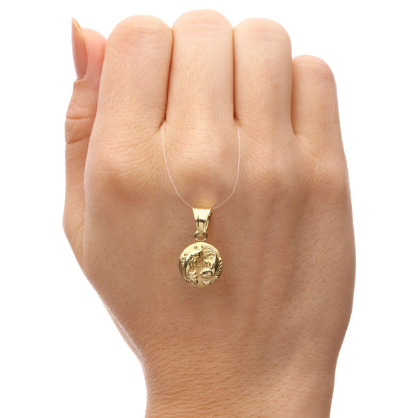 Pingente Em Ouro Amarelo 18k Peixes
