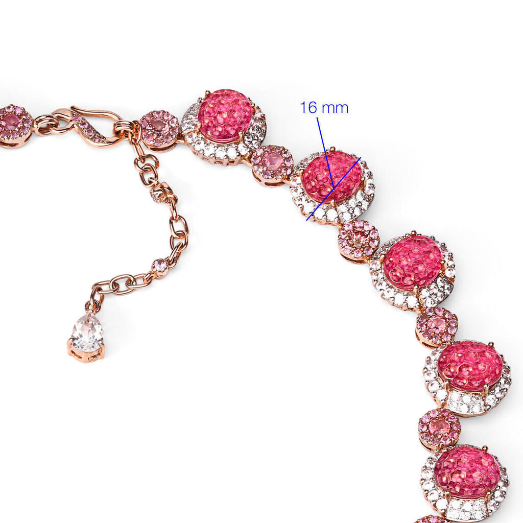 Colar Linha Premium em Prata 925 com Mix de Pedras