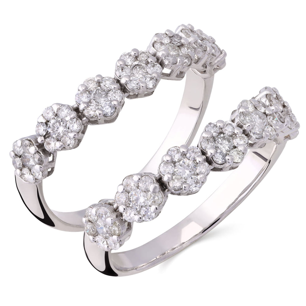 192669 - Aparador em Ouro Branco 18 k com Diamantes Aprox. 65 pts