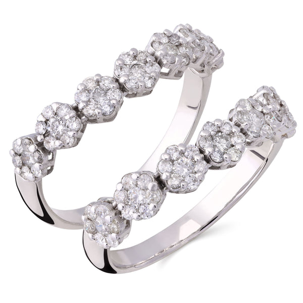 192669 - Aparador em Ouro Branco 18 k com Diamantes Aprox. 65 pts