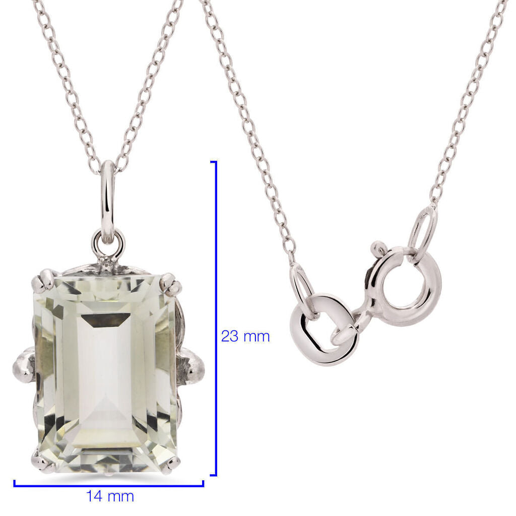 Conjunto em Prata 925 com Ametista Verde