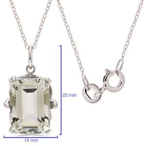 Conjunto em Prata 925 com Ametista Verde