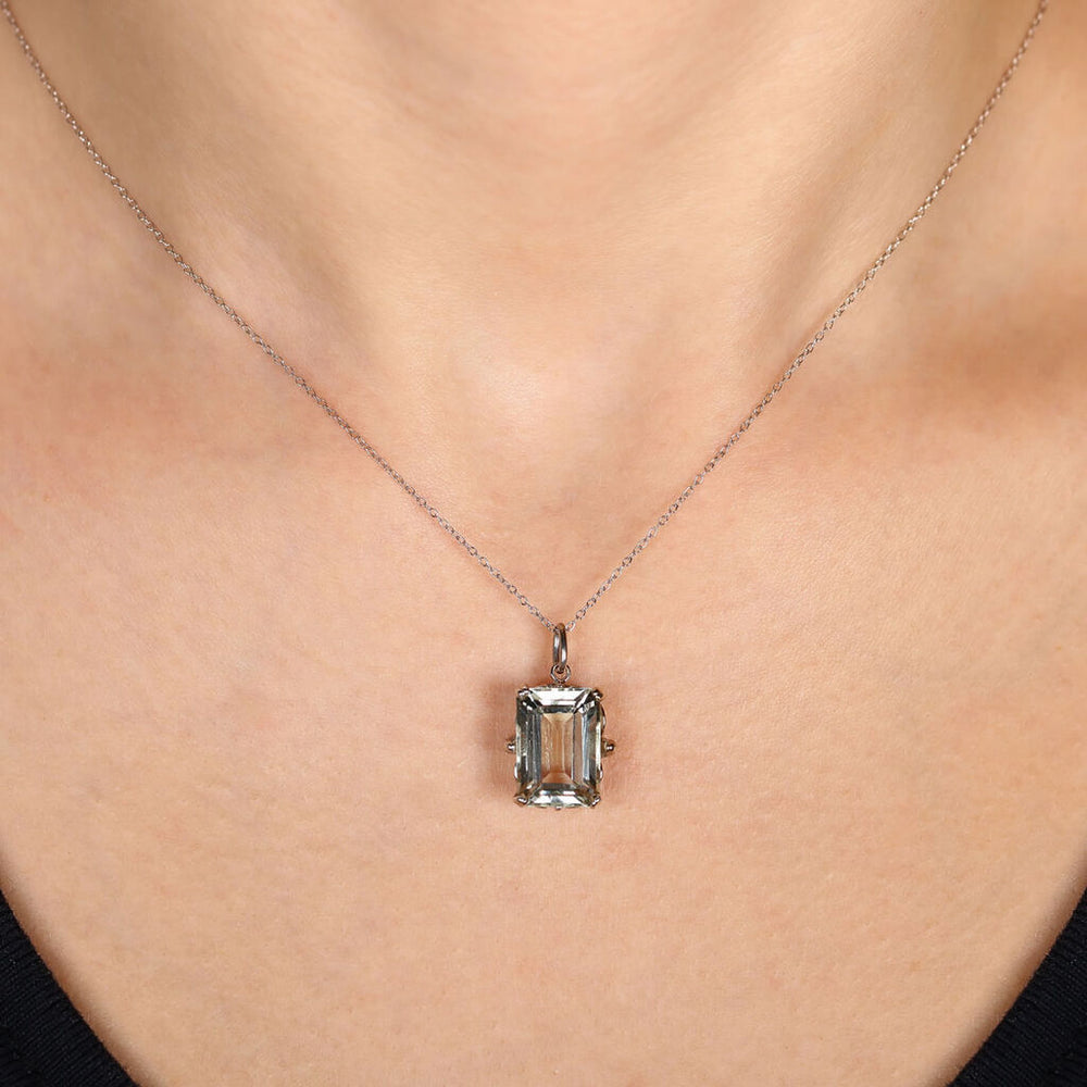 Conjunto em Prata 925 com Ametista Verde
