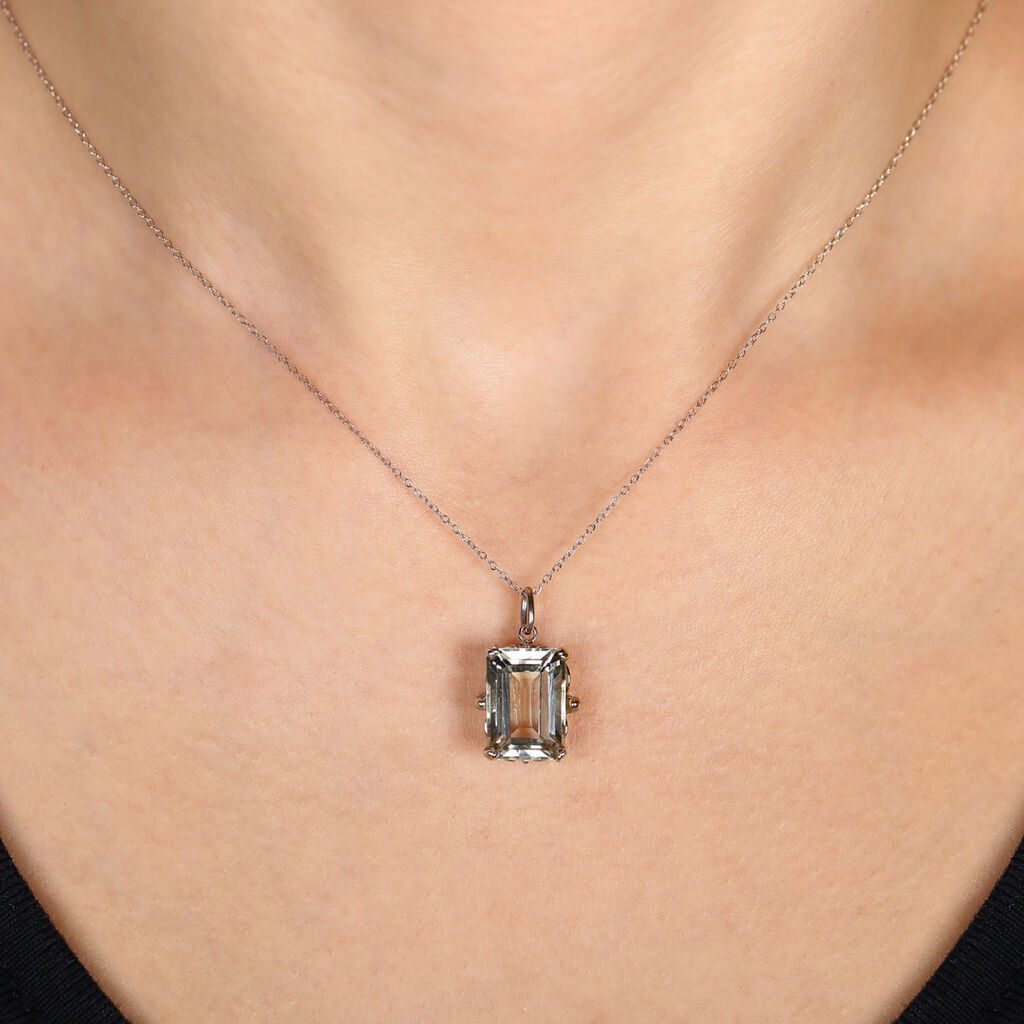 Conjunto em Prata 925 com Ametista Verde