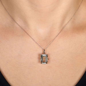 Conjunto em Prata 925 com Ametista Verde